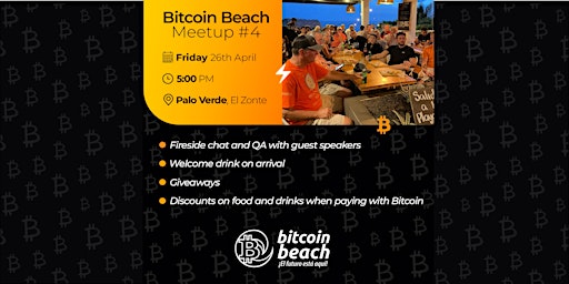 Imagem principal do evento Bitcoin Beach meet-up#4