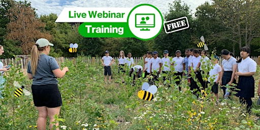 Primaire afbeelding van Training webinar: Behaviour of Buzzing Bees (Tiny Forest in Action)