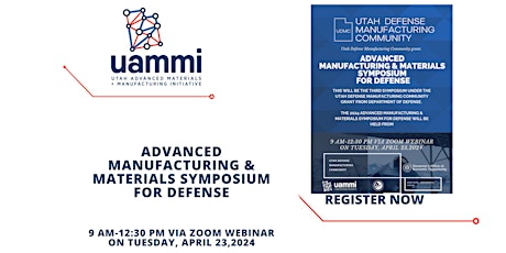 Hauptbild für VIRTUAL Advanced Manufacturing & Materials Symposium for Defense