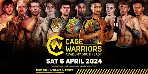 Image principale de Cage Warriors Academy South East #34