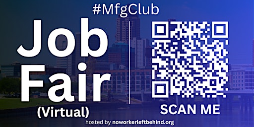 Imagem principal do evento #MfgClub Virtual Job Fair / Career Expo Event #DesMoines