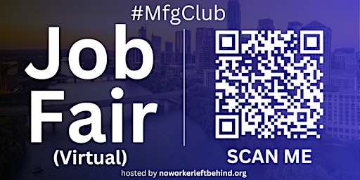 Imagem principal do evento #MfgClub Virtual Job Fair / Career Expo Event #Austin #AUS