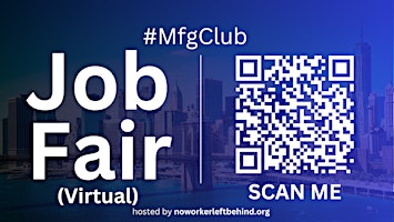 Primaire afbeelding van #MfgClub Virtual Job Fair / Career Expo Event #NewYork #NYC