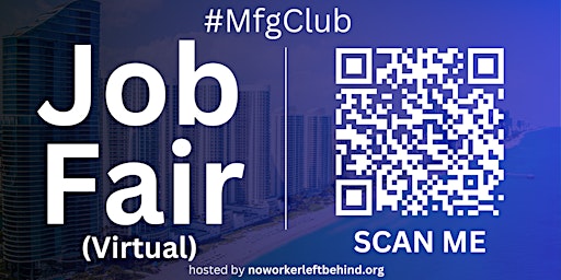Imagem principal do evento #MfgClub Virtual Job Fair / Career Expo Event #Miami