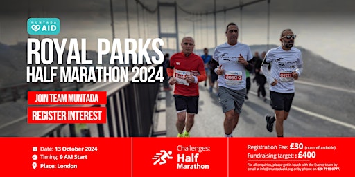 Image principale de Royal Parks Half Marathon 2024