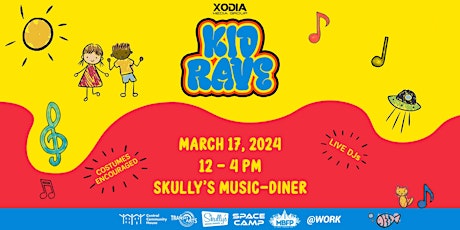 KID RAVE: A Family Friendly EDM Event @ Skully's Music Diner [March 17TH] primary image