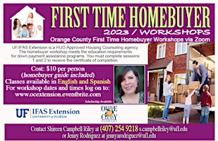 First Time Homebuyer Workshop 07/19 & 07/26 (2 Days) English primary image