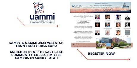 SAMPE & UAMMI 2024 Wasatch Front Materials Expo primary image