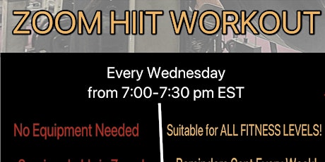 Dan's Free HIIT Zoom Class