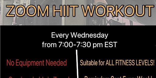 Dan's Free HIIT Zoom Class primary image