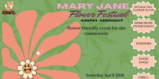 Hauptbild für Mary Jane Flower Festival