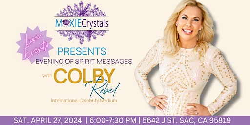 Primaire afbeelding van Evening Of Spirit with  Int'l Celebrity Medium Colby Rebel