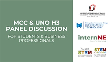 Immagine principale di MCC & UNO H3 Careers Panel Discussion for Students & Business Professionals 