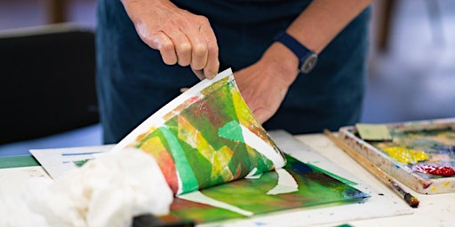 Primaire afbeelding van Bite Size Class: Painterly Monoprinting with Paul Barwise