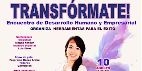 Imagen principal de TRANSFÓRMATE - Encuentro de desarrollo Humano y Empresarial
