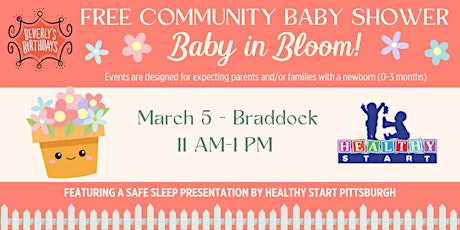 Free Community Baby Shower - Braddock  primärbild