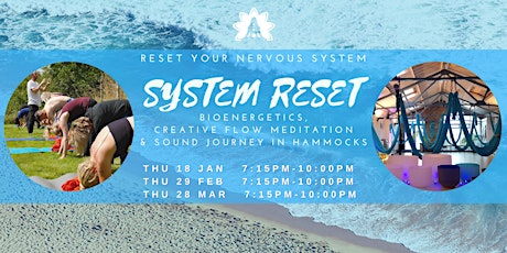 System Reset - Bioenergetics, Guided Meditation and Aerial Relaxation Pods