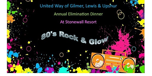 Imagem principal do evento UW 80's Rock & Glow Elimination Dinner