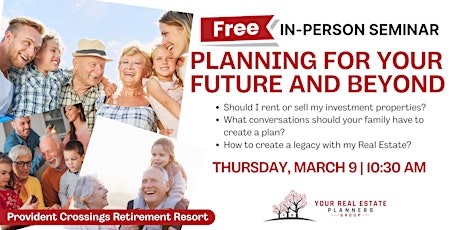 Planning For Your Future and Beyond (LUNCH AND LEARN) primary image