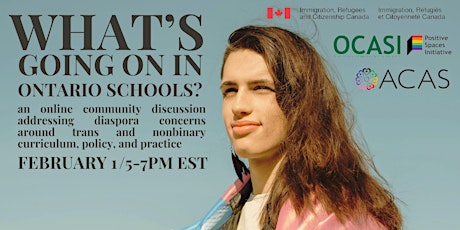 Imagem principal do evento What's Going On in Ontario Schools?