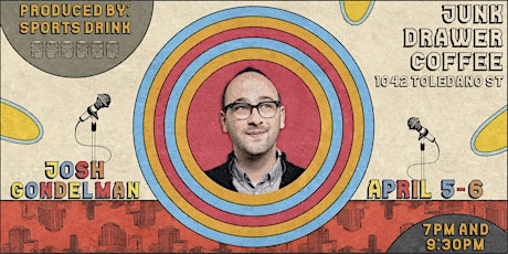 Josh Gondelman at JUNK DRAWER COFFEE (Friday - 7:00pm Show)