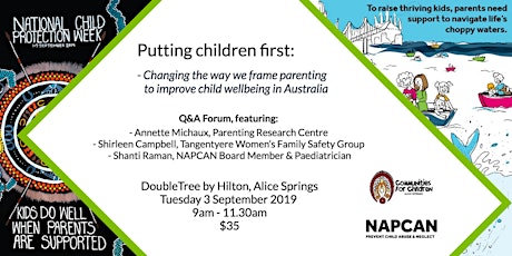 National Child Protection Week Q&A Forum, Alice Springs     primary image