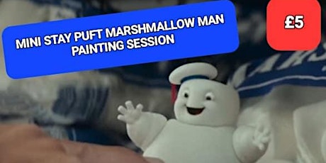 Ghostbusters Stay Puft Step by Step Painting Session