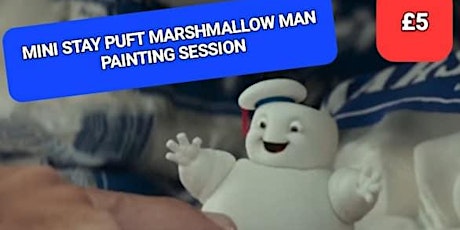 Ghostbusters Stay Puft Step by Step Painting Session