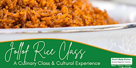 Jollof Rice Cooking Class