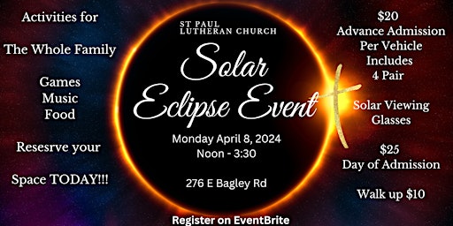 Image principale de Solar Eclipse Viewing  Party