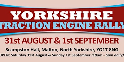 Primaire afbeelding van Yorkshire Traction Engine Rally 2024 - Admission Tickets
