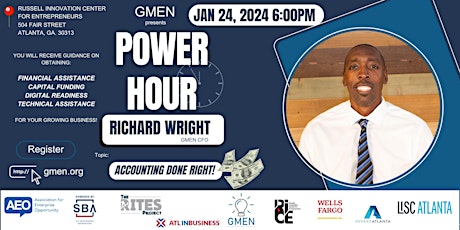 Hauptbild für POWER HOUR FEAT. RICHARD WRIGHT