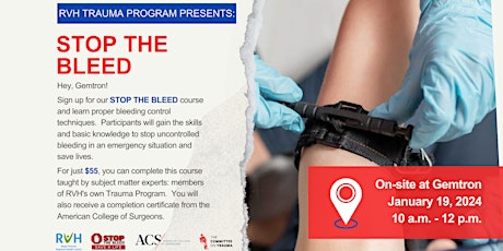 Stop the Bleed - Gemtron primary image