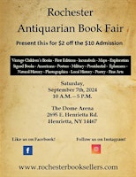 Rochester Antiquarian Book Fair primary image