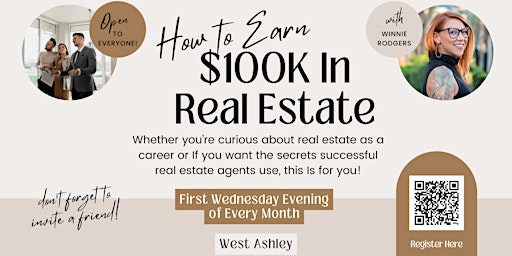 Primaire afbeelding van How to Earn $100K in Real Estate