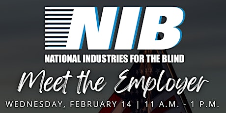Imagem principal do evento Meet the Employer Event: National Industries for the Blind