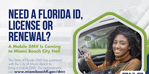 Mobile DMV at Miami Beach City Hall - March 28 primary image