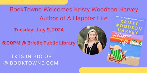 Immagine principale di BookTowne Welcomes Kristy Woodson Harvey, Author of A Happier Life 