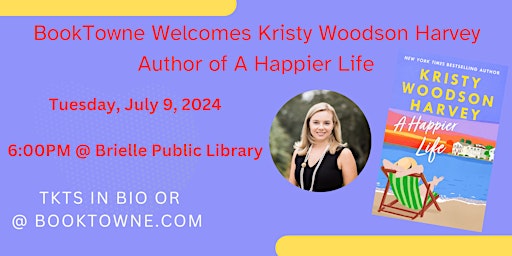 BookTowne Welcomes Kristy Woodson Harvey, Author of A Happier Life  primärbild