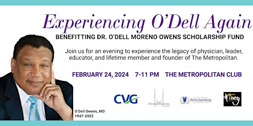 "Experiencing O'Dell Again" to Benefit Dr. Moreno Owens Scholarship Fund primary image