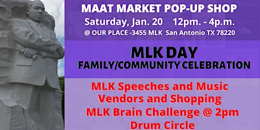 Primaire afbeelding van MLK CELEBRATION AND MARKET