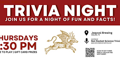 Primaire afbeelding van Jaquval Brewing Trivia Night