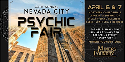 Imagem principal do evento Nevada City Psychic Fair