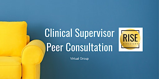 Image principale de Clinical Supervisor Peer Consultation