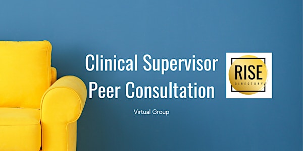 Clinical Supervisor Peer Consultation