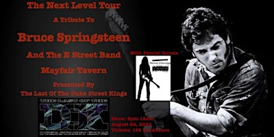 Imagen principal de Bruce Springsteen Tribute-The Last Of The Duke Street Kings