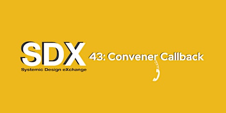 SDX 43 : Convener Callback primary image