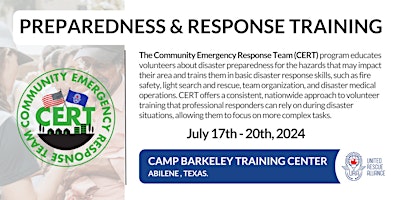Community Preparedness Training- BASIC CERT primary image
