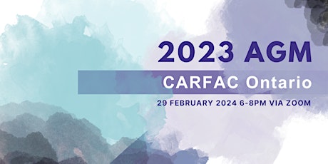 CARFAC ON: 2023 Annual General Meeting primary image