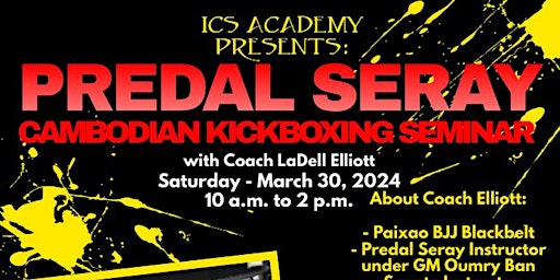 Primaire afbeelding van Predal Seray Cambodian Kickboxing Seminar